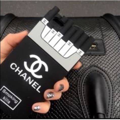 chanel smoking kills iphone case|chanel key holder case.